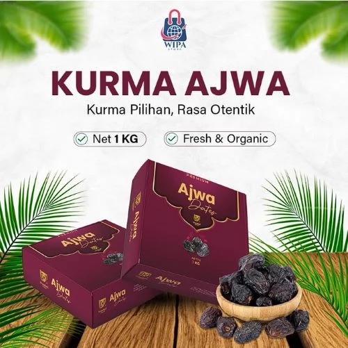 Kurma Ajwa Asli Madinah Grade Premium